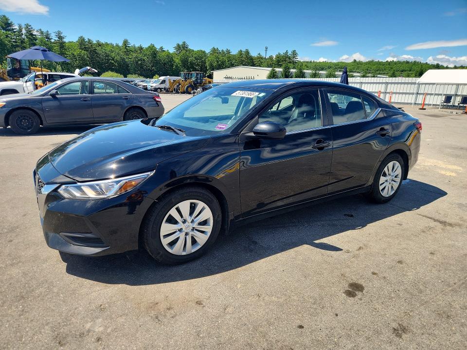 NISSAN SENTRA 2022 with VIN 3N1AB8BV9NY278210 - Photo from auction