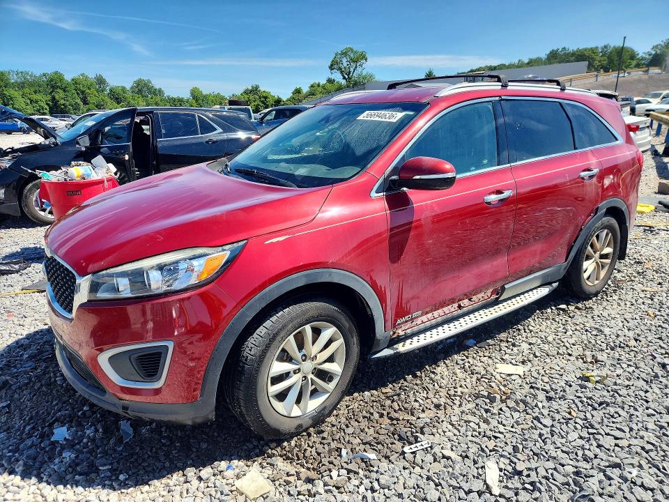 KIA SORENTO 2018 with VIN 5XYPGDA59JG382407 - Photo from auction