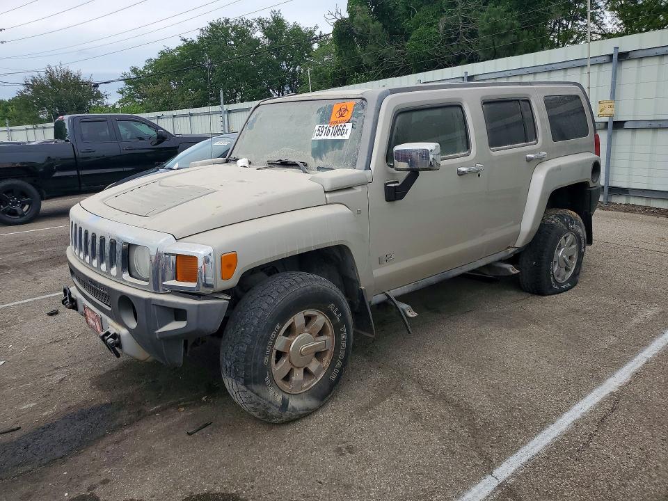 HUMMER H3 2008 with VIN 5GTEN43E588185951 - Photo from auction