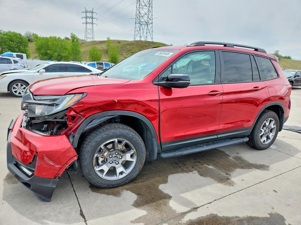 HONDA PASSPORT 2023 with VIN 5FNYF8H60PB036436 - Photo from auction