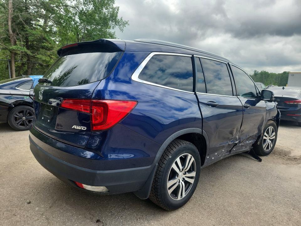 Photo 3 from auction – 2017 HONDA PILOT with VIN 5FNYF6H77HB504239