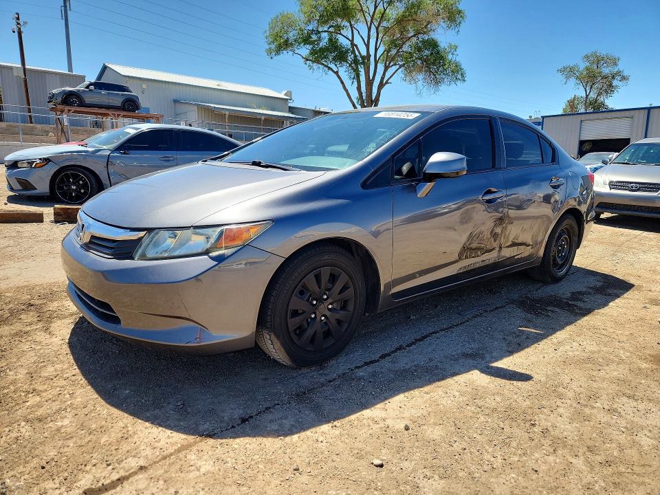 HONDA CIVIC 2012 with VIN 2HGFB2F59CH606613 - Photo from auction