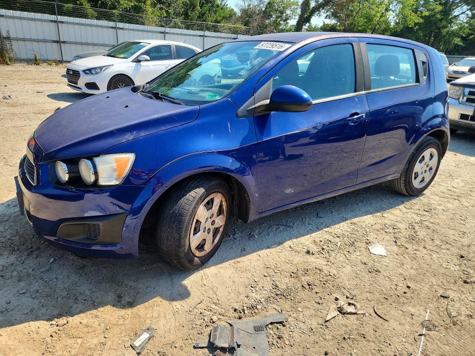 CHEVROLET SONIC 2013 with VIN 1G1JA6SHXD4127031 - Photo from auction