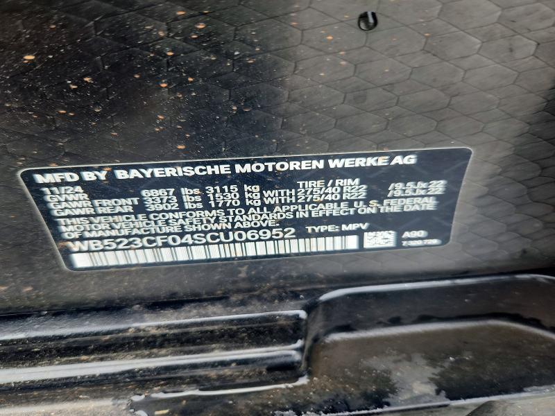 Photo 14 from auction – 2025 BMW IX with VIN WB523CF04SCU06952