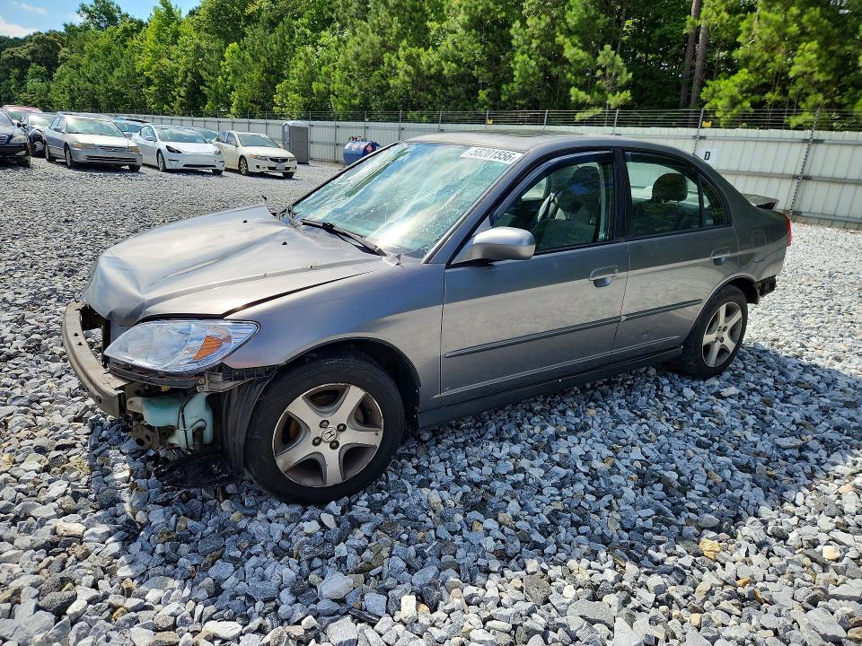 HONDA CIVIC 2004 with VIN 2HGES26834H558291 - Photo from auction