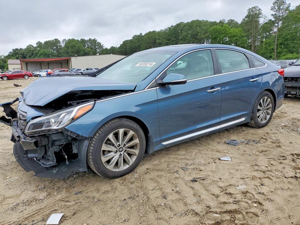 HYUNDAI SONATA 2016 with VIN 5NPE34AF6GH325398 - Photo from auction
