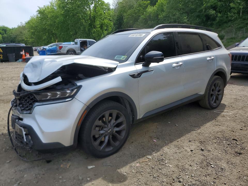 KIA SORENTO 2021 with VIN 5XYRKDLF2MG013826 - Photo from auction