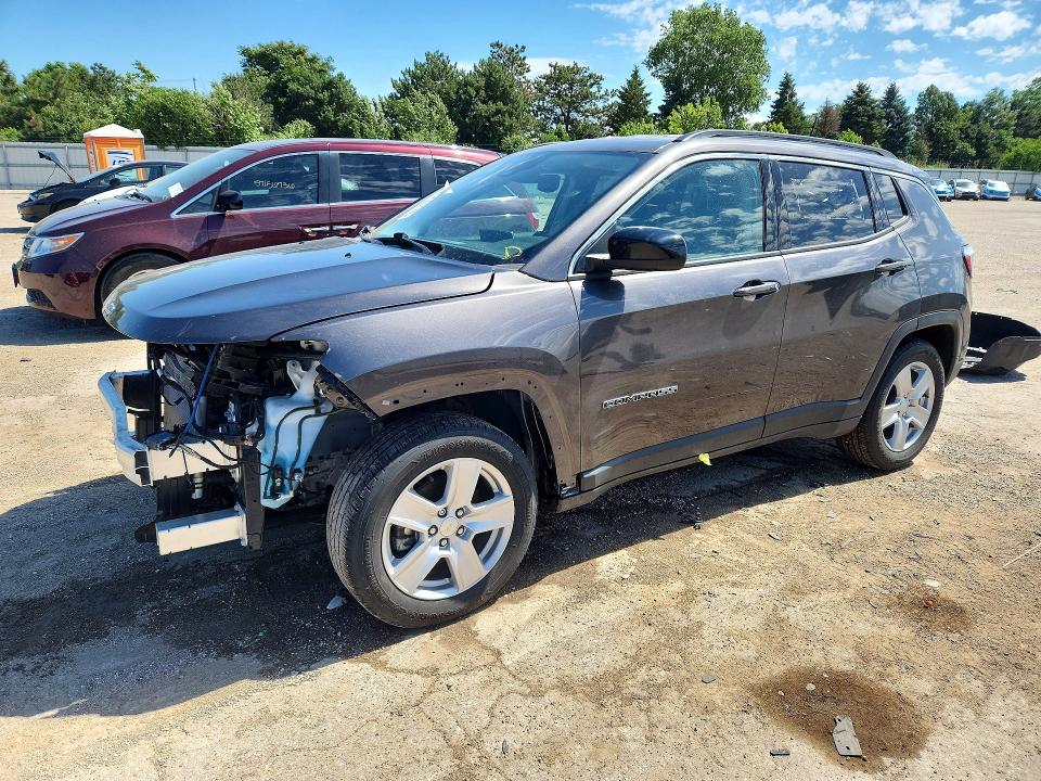 JEEP COMPASS 2022 with VIN 3C4NJCBBXNT229329 - Photo from auction