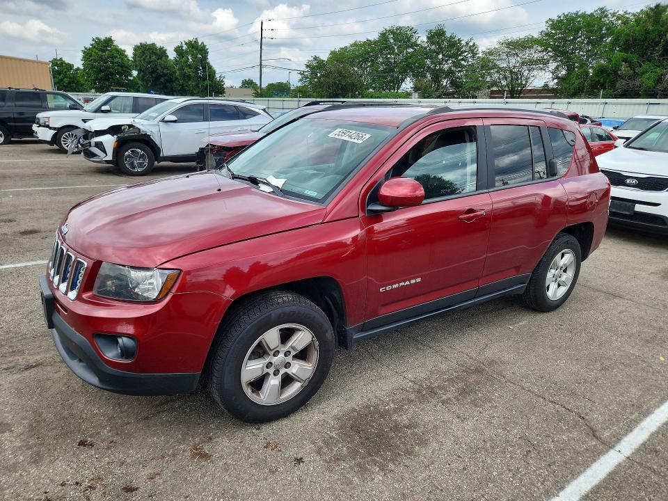 JEEP COMPASS 2017 with VIN 1C4NJCEB4HD182711 - Photo from auction