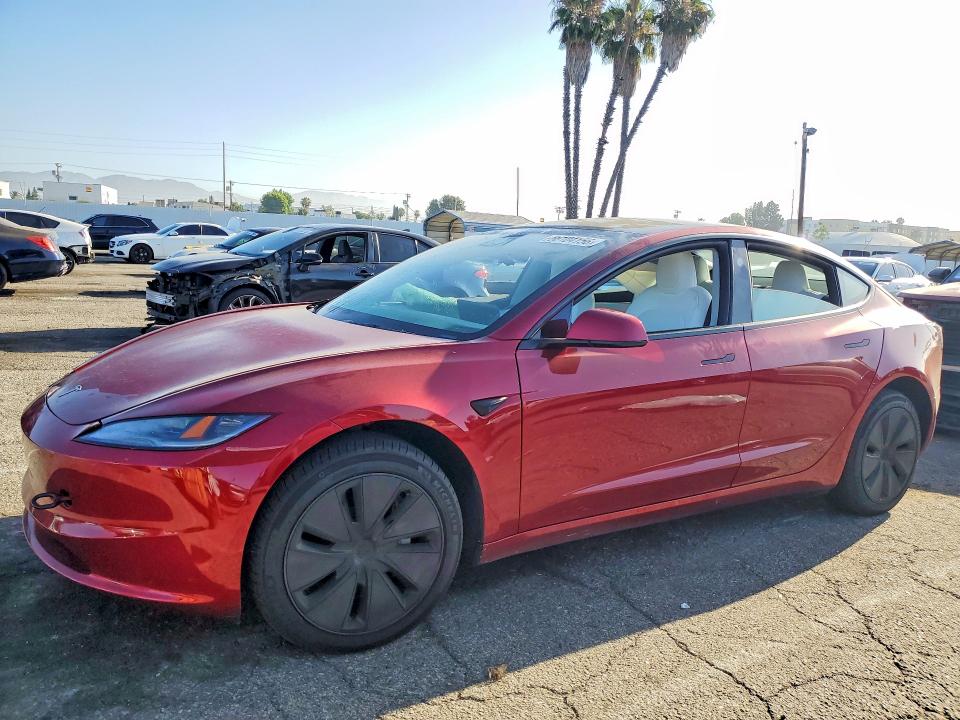 TESLA MODEL 3 2025 with VIN 5YJ3E1EA6SF064571 - Photo from auction