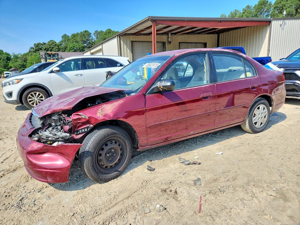 HONDA CIVIC 2003 z numerem VIN 2HGES16503H532519 - Zdjęcie z aukcji