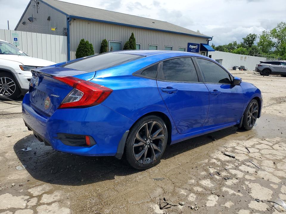 Photo 3 from auction – 2019 HONDA CIVIC with VIN 19XFC2F80KE001556