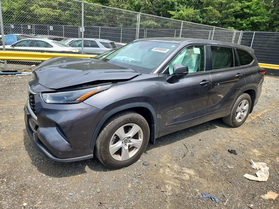 Photo 1 from auction – 2023 TOYOTA HIGHLANDER with VIN 5TDKDRAH7PS525389