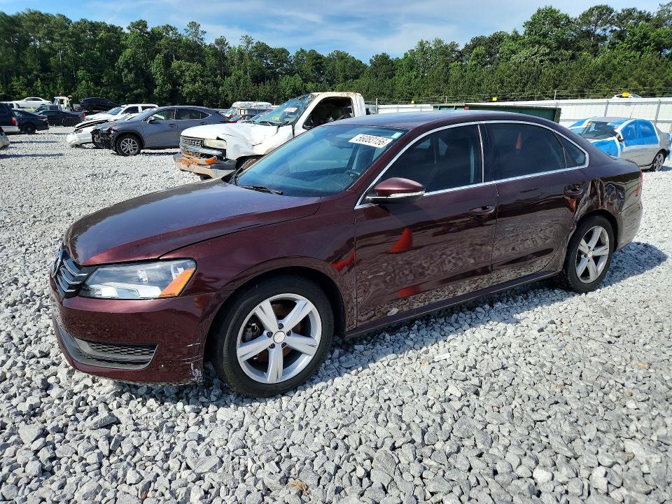 VOLKSWAGEN PASSAT 2012 with VIN 1VWBP7A34CC007121 - Photo from auction