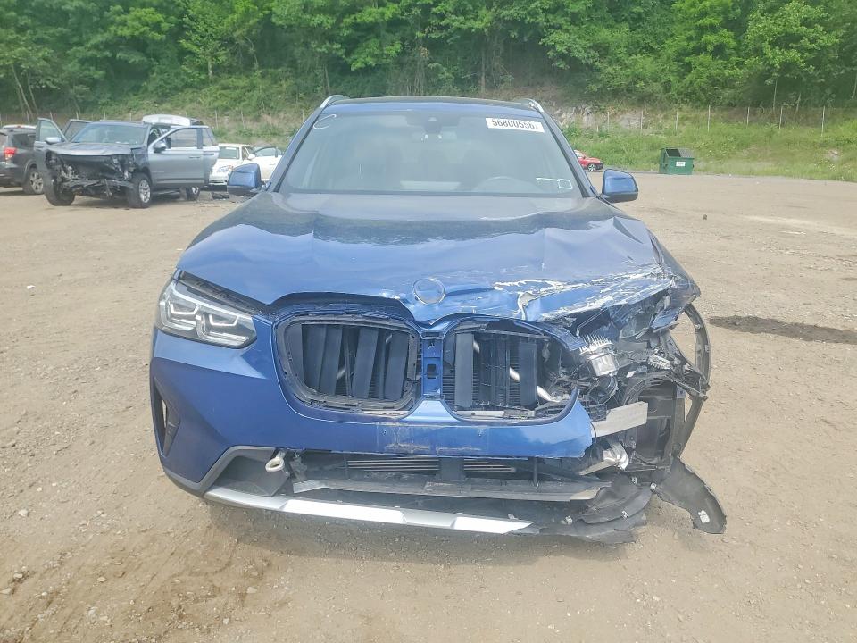 Photo 5 from auction – 2022 BMW X3 with VIN 5UX53DP01N9J37525