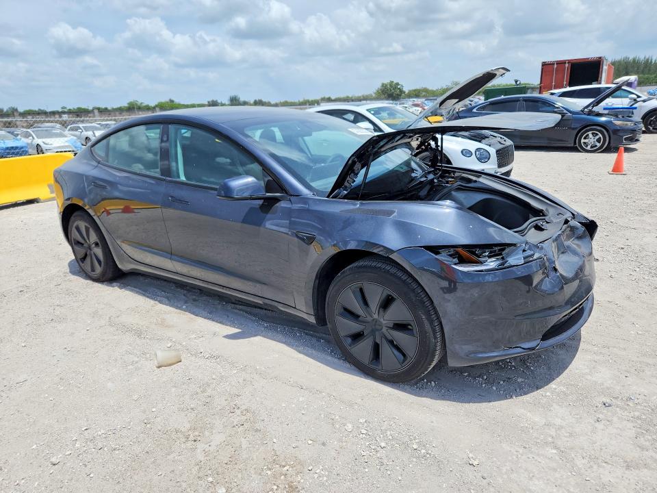 Photo 4 from auction – 2025 TESLA MODEL 3 with VIN 5YJ3E1EA4SF970881