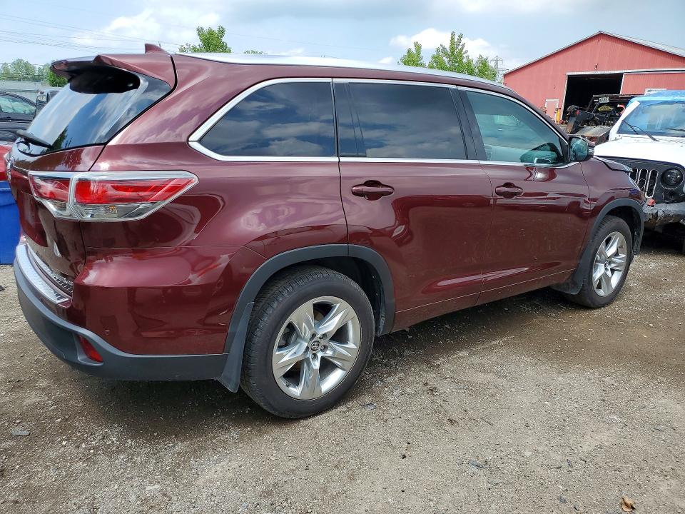 Photo 3 from auction – 2016 TOYOTA HIGHLANDER with VIN 5TDDKRFHXGS226230