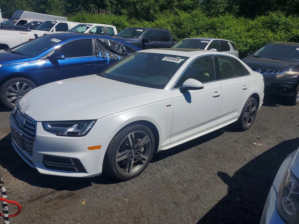 AUDI A4 2018 with VIN WAUENAF48JN013443 - Photo from auction