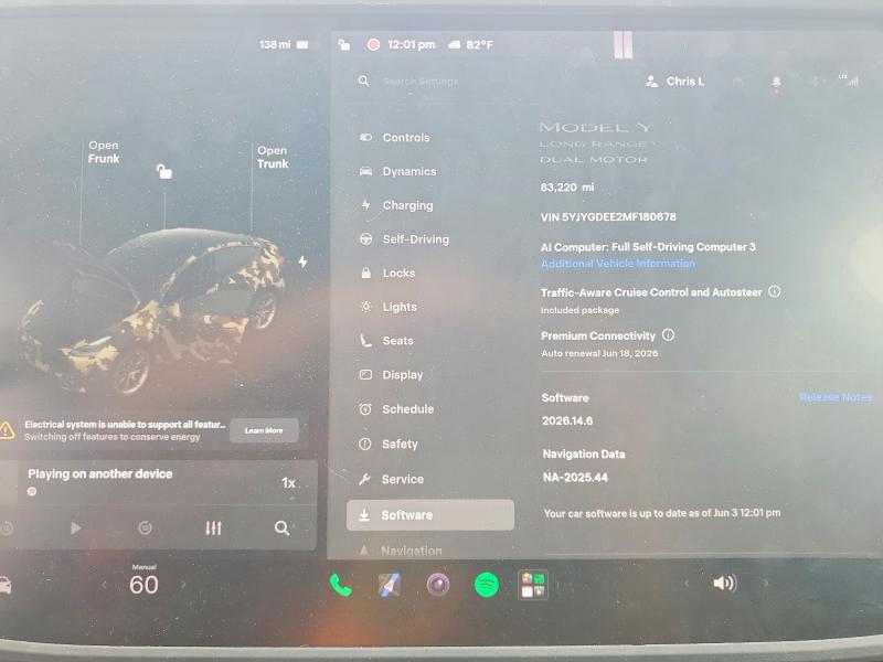Photo 9 from auction – 2021 TESLA MODEL Y with VIN 5YJYGDEE2MF180678