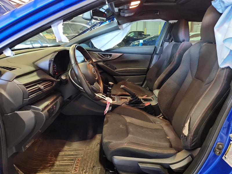 Photo 7 from auction – 2022 SUBARU WRX with VIN JF1VBAF65N9016396