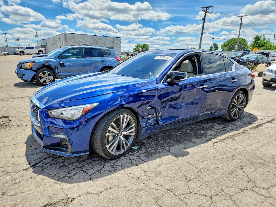 INFINITI Q50 2020 with VIN JN1EV7AR3LM251429 - Photo from auction