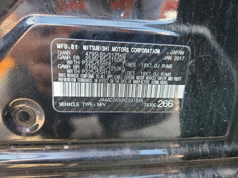 Photo 14 from auction – 2017 MITSUBISHI OUTLANDER with VIN JA4AD3A30HZ031835