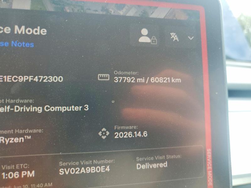 Photo 9 from auction – 2023 TESLA MODEL 3 with VIN 5YJ3E1EC9PF472300