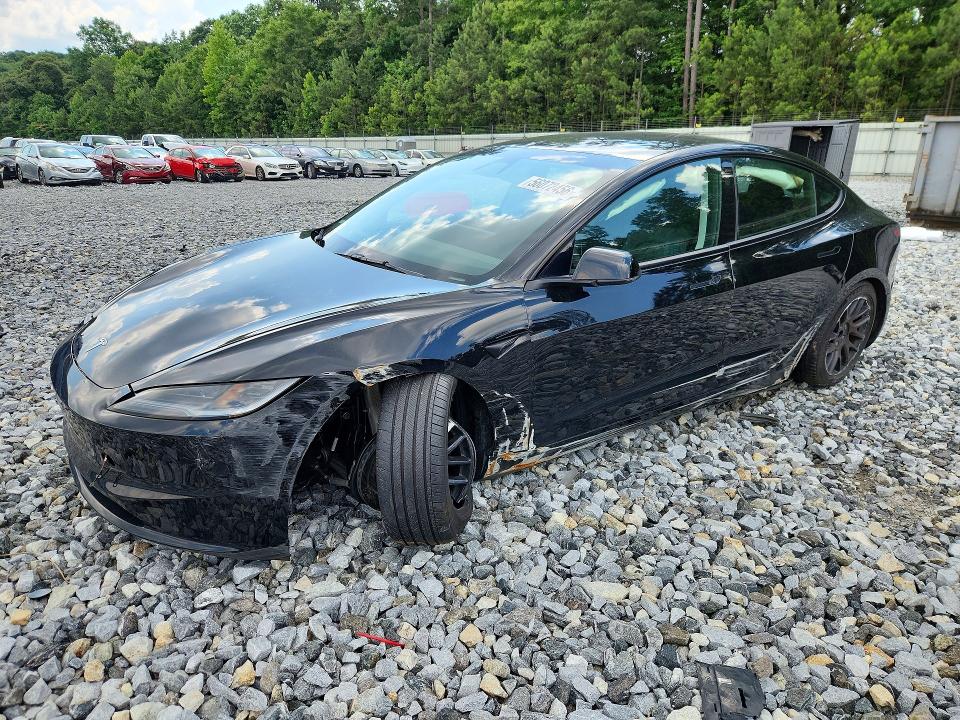 TESLA MODEL 3 2024 with VIN 5YJ3E1EBXRF773734 - Photo from auction