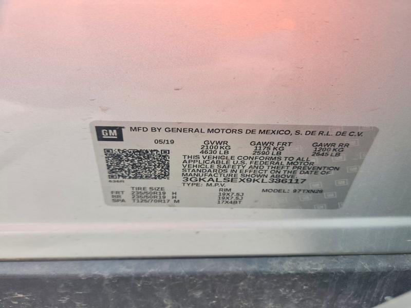 Photo 14 from auction – 2019 GMC TERRAIN with VIN 3GKALSEX9KL386117