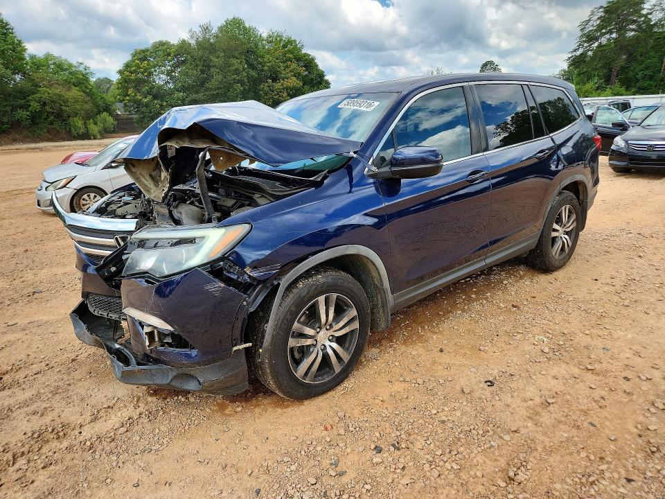 HONDA PILOT 2017 with VIN 5FNYF5H52HB044710 - Photo from auction