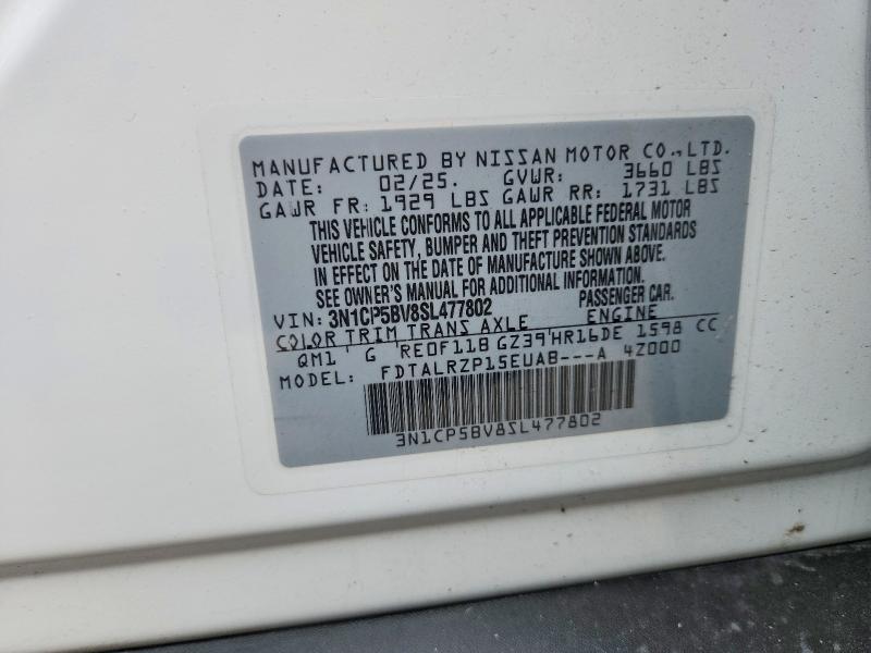 Photo 14 from auction – 2025 NISSAN KICKS PLAY with VIN 3N1CP5BV8SL477802