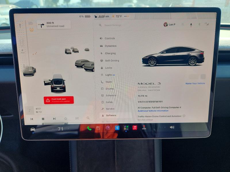 Photo 9 from auction – 2025 TESLA MODEL 3 with VIN 5YJ3E1EB1SF987811