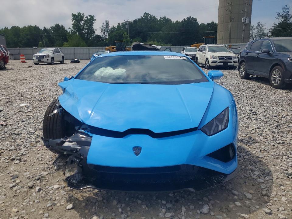 Photo 5 from auction – 2021 LAMBORGHINI HURACAN with VIN ZHWUF5ZF9MLA16300