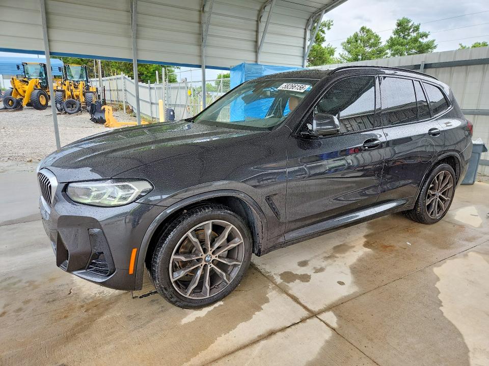 BMW X3 2023 with VIN 5UX53DP04P9P80714 - Photo from auction