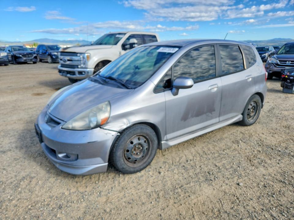 HONDA FIT 2008 with VIN JHMGD38638S026507 - Photo from auction