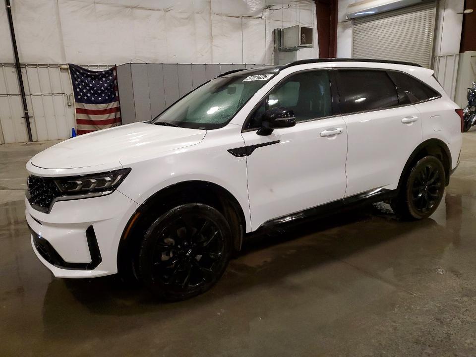 KIA SORENTO 2021 with VIN 5XYRKDLF7MG026927 - Photo from auction