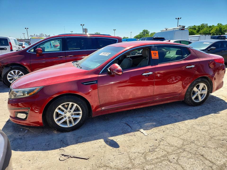 KIA OPTIMA 2014 with VIN 5XXGM4A71EG307950 - Photo from auction