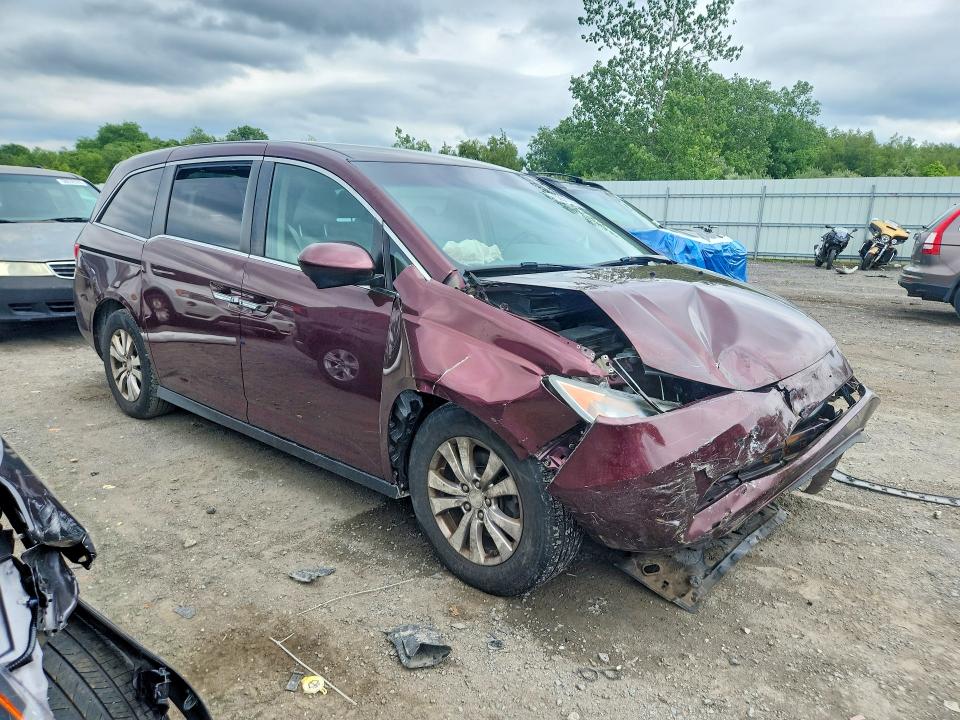 Photo 4 from auction – 2015 HONDA ODYSSEY with VIN 5FNRL5H48FB086722