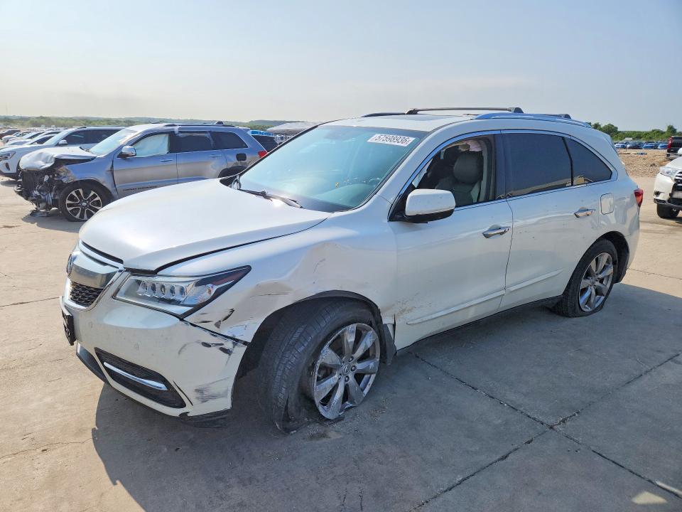 ACURA MDX 2014 with VIN 5FRYD3H85EB007729 - Photo from auction