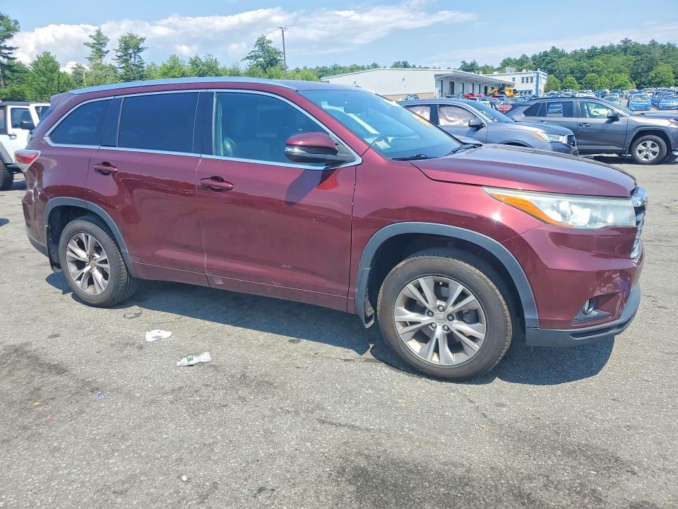 Photo 4 from auction – 2015 TOYOTA HIGHLANDER with VIN 5TDJKRFH6FS131083