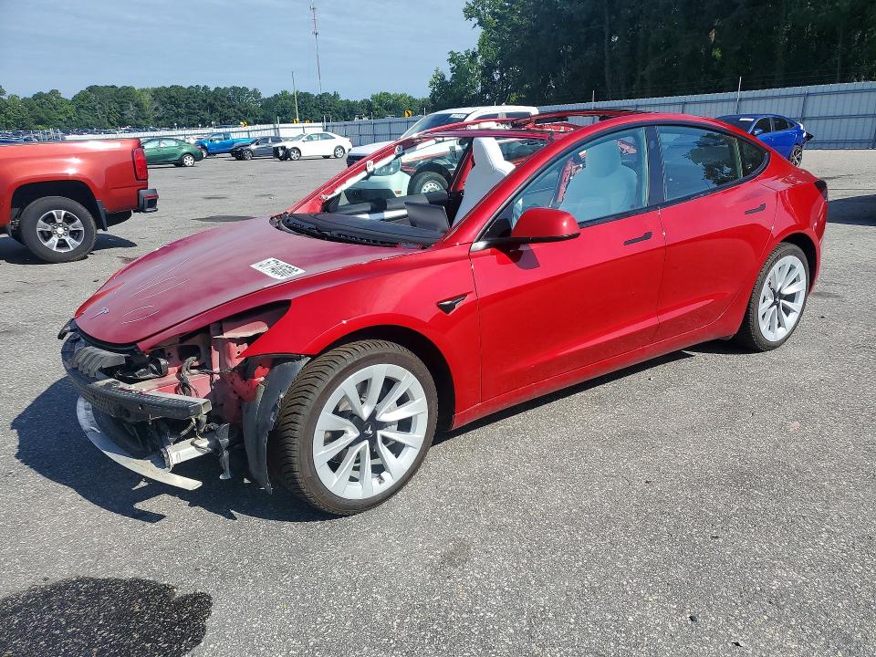 TESLA MODEL 3 2022 con VIN 5YJ3E1EA2NF347098 - Foto de la subasta