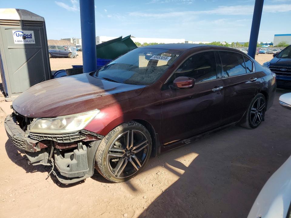 HONDA ACCORD 2016 with VIN 1HGCR2F51GA229780 - Photo from auction