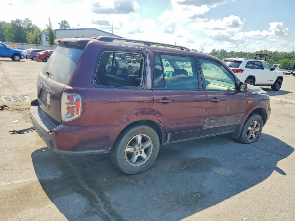 Photo 3 from auction – 2007 HONDA PILOT with VIN 5FNYF28627B032255