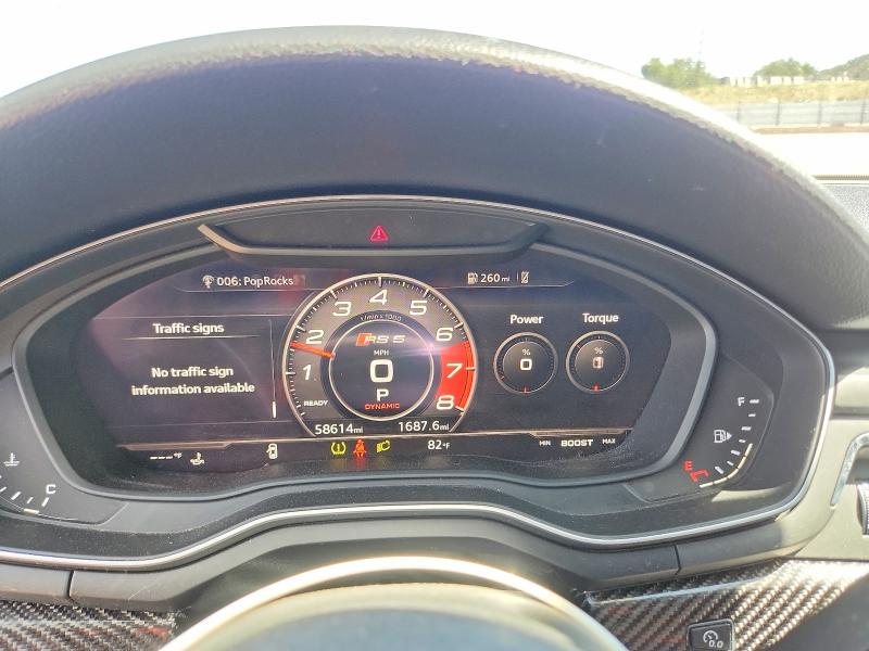 Photo 9 from auction – 2019 AUDI RS5 with VIN WUABWCF50KA900716