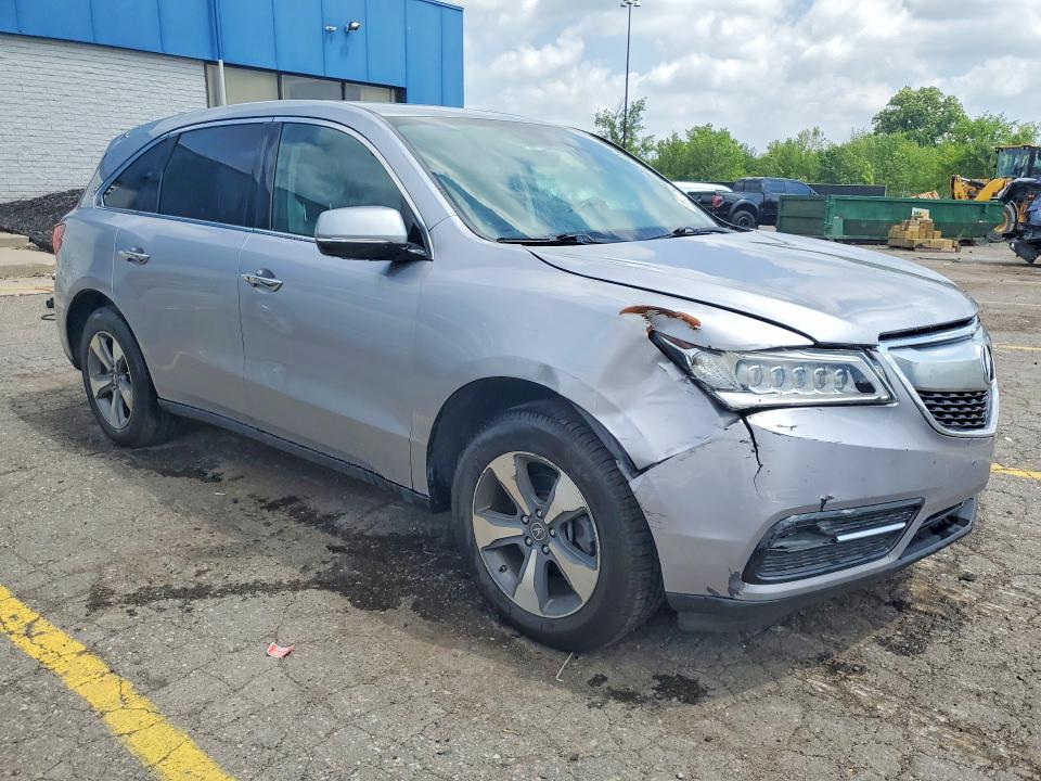 Photo 4 from auction – 2016 ACURA MDX with VIN 5FRYD4H25GB024339