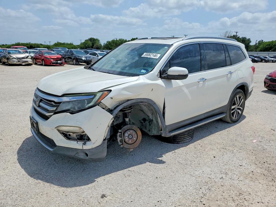 HONDA PILOT 2017 with VIN 5FNYF6H00HB074704 - Photo from auction