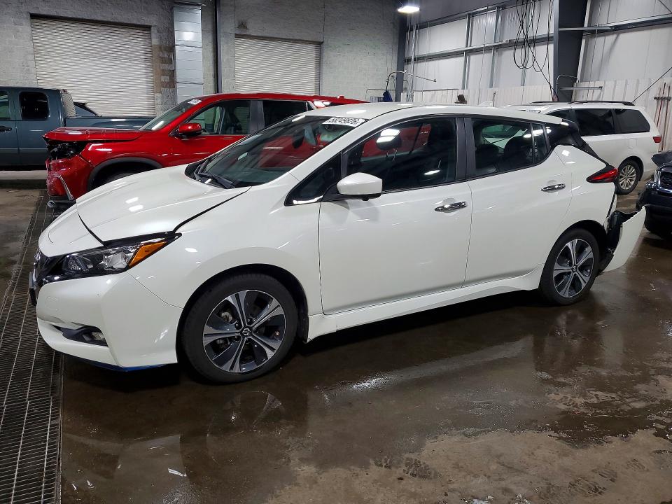 NISSAN LEAF 2021 with VIN 1N4BZ1CVXMC553325 - Photo from auction