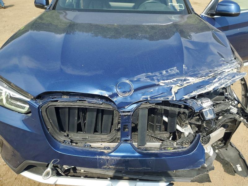 Photo 12 from auction – 2022 BMW X3 with VIN 5UX53DP01N9J37525