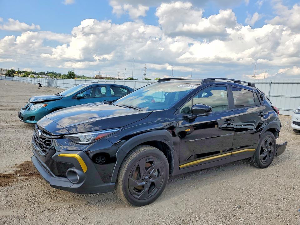 SUBARU CROSSTREK 2024 with VIN 4S4GUHF65R3801110 - Photo from auction