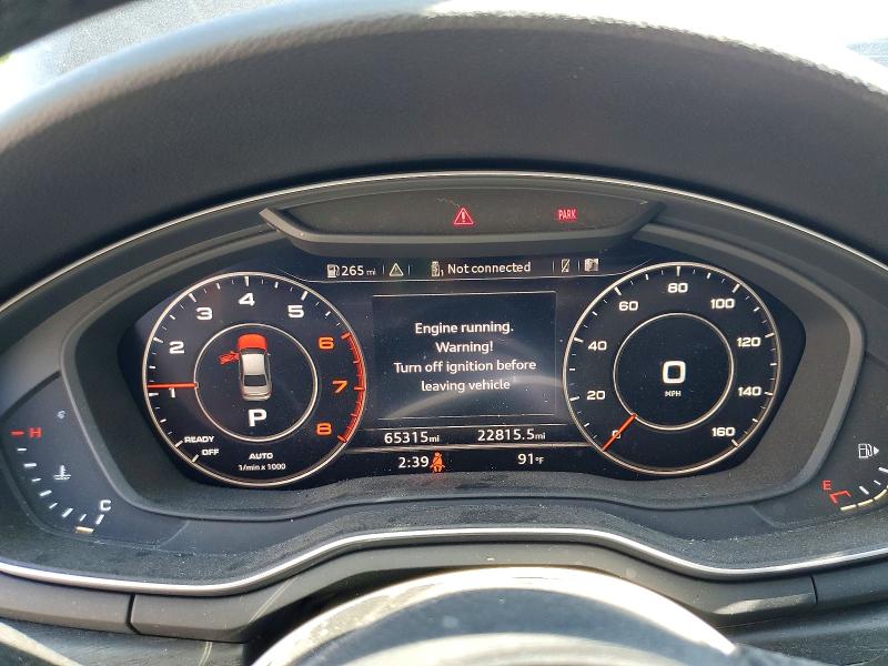 Photo 9 from auction – 2017 AUDI A4 with VIN WAUKMAF4XHN055712